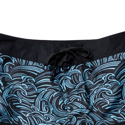 ソフトマシーン ブラック ウェーブ ボード ショーツ