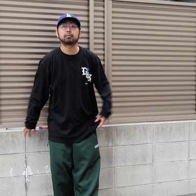 ロス オリジナル ローズ プレイングハンド ロングスリーブ ティーシャツ