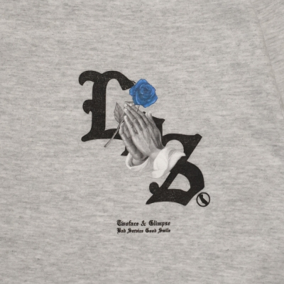 ロス オリジナル ローズ プレイングハンド ロングスリーブ ティーシャツ