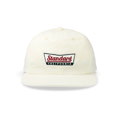 スタンダードカリフォルニア エスディー コーデュロイ ロゴ キャップ