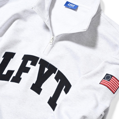 ラファイエット  アーチ ロゴ ハーフ ジップ スウェット