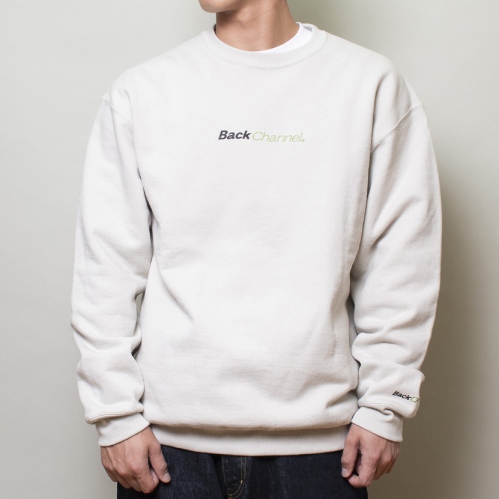 バックチャンネル オフィシャル ロゴ クルーネック | BACK CHANNEL 