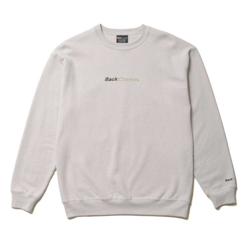 バックチャンネル オフィシャル ロゴ クルーネック | BACK CHANNEL 