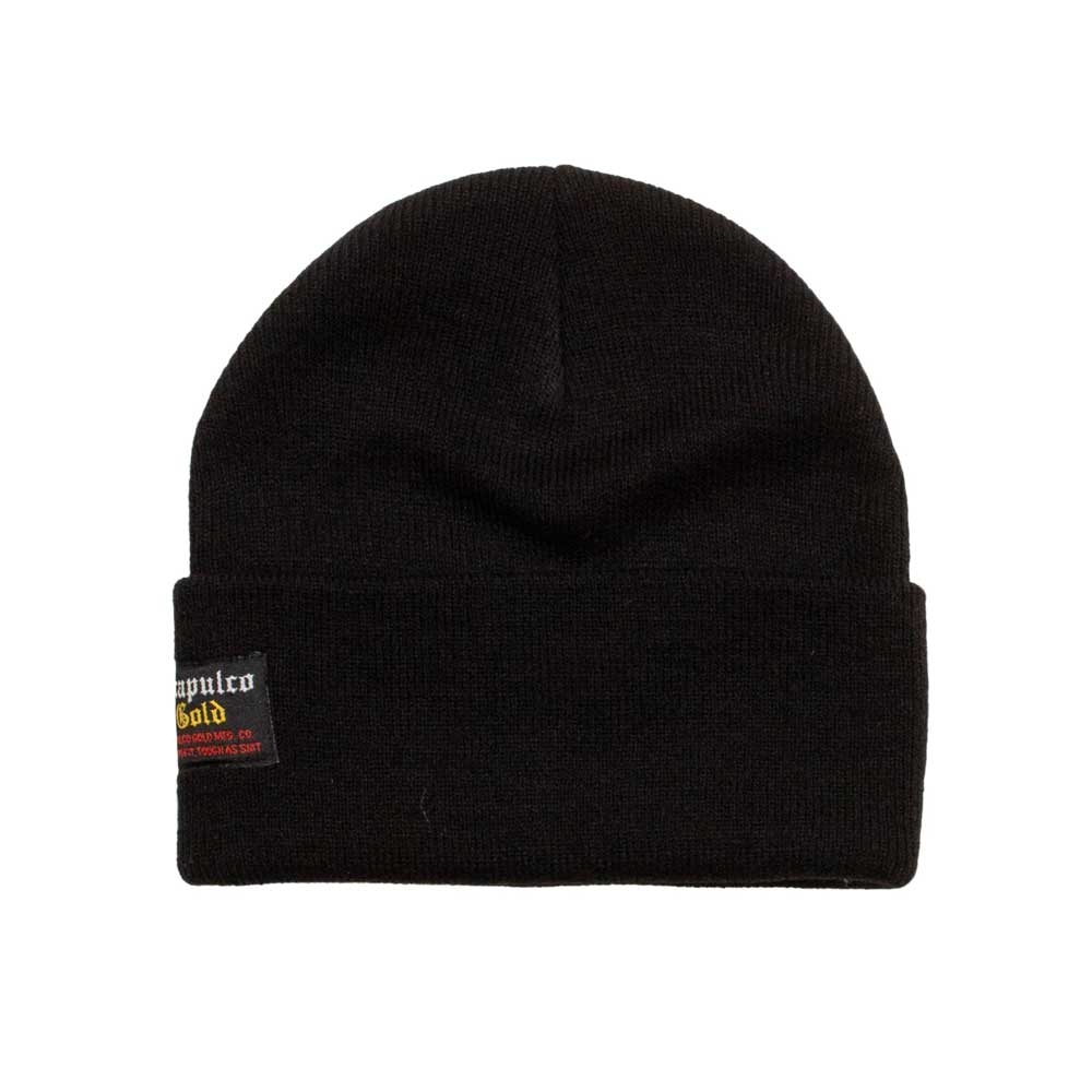 アカプルコゴールド ニューヨーク ロゴ ビーニー