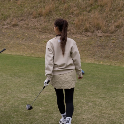 キャプテンズヘルム ゴルフ キルティング アジャスタブル スカート