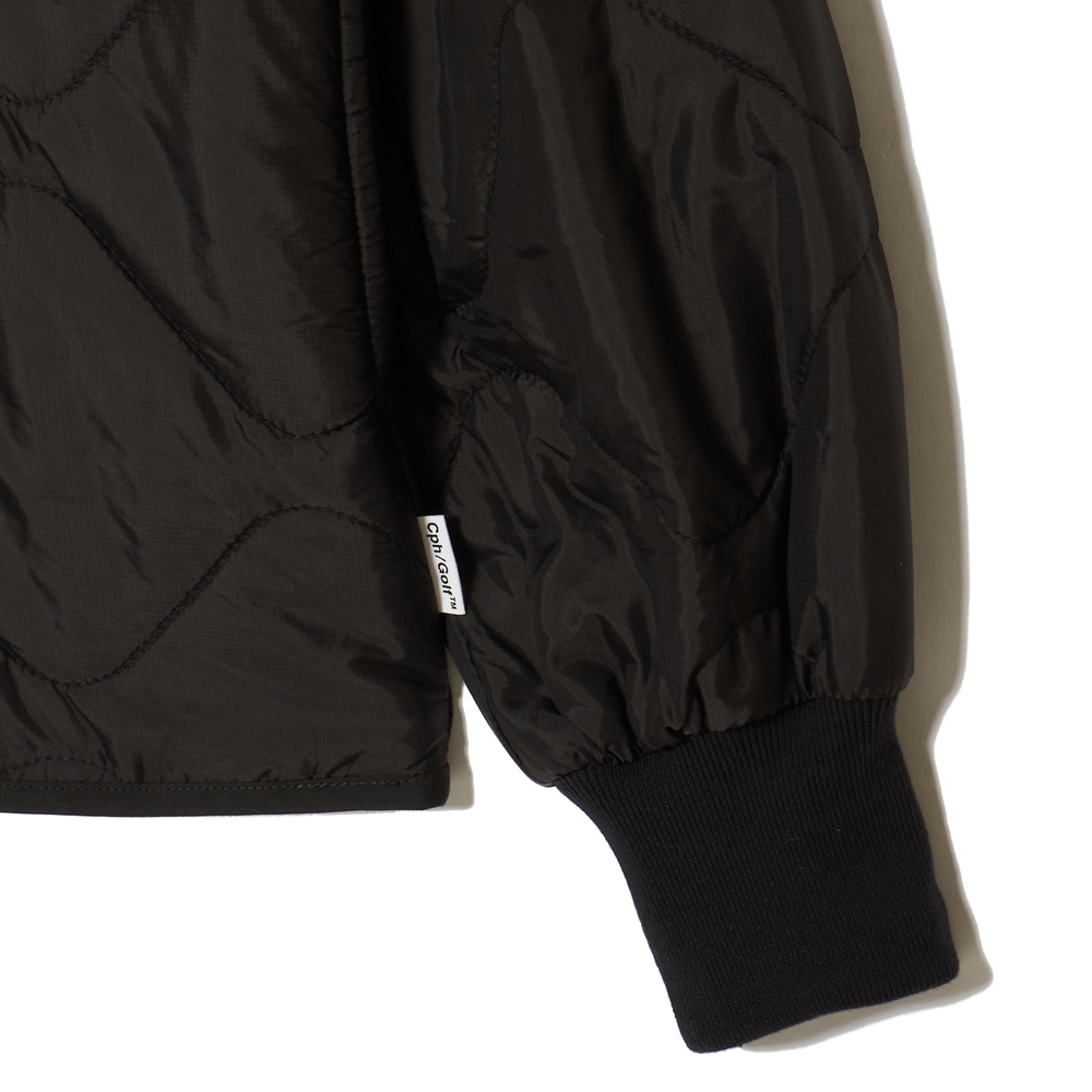 キャプテンズヘルム ゴルフ キルティング ノーカラー ジャケット