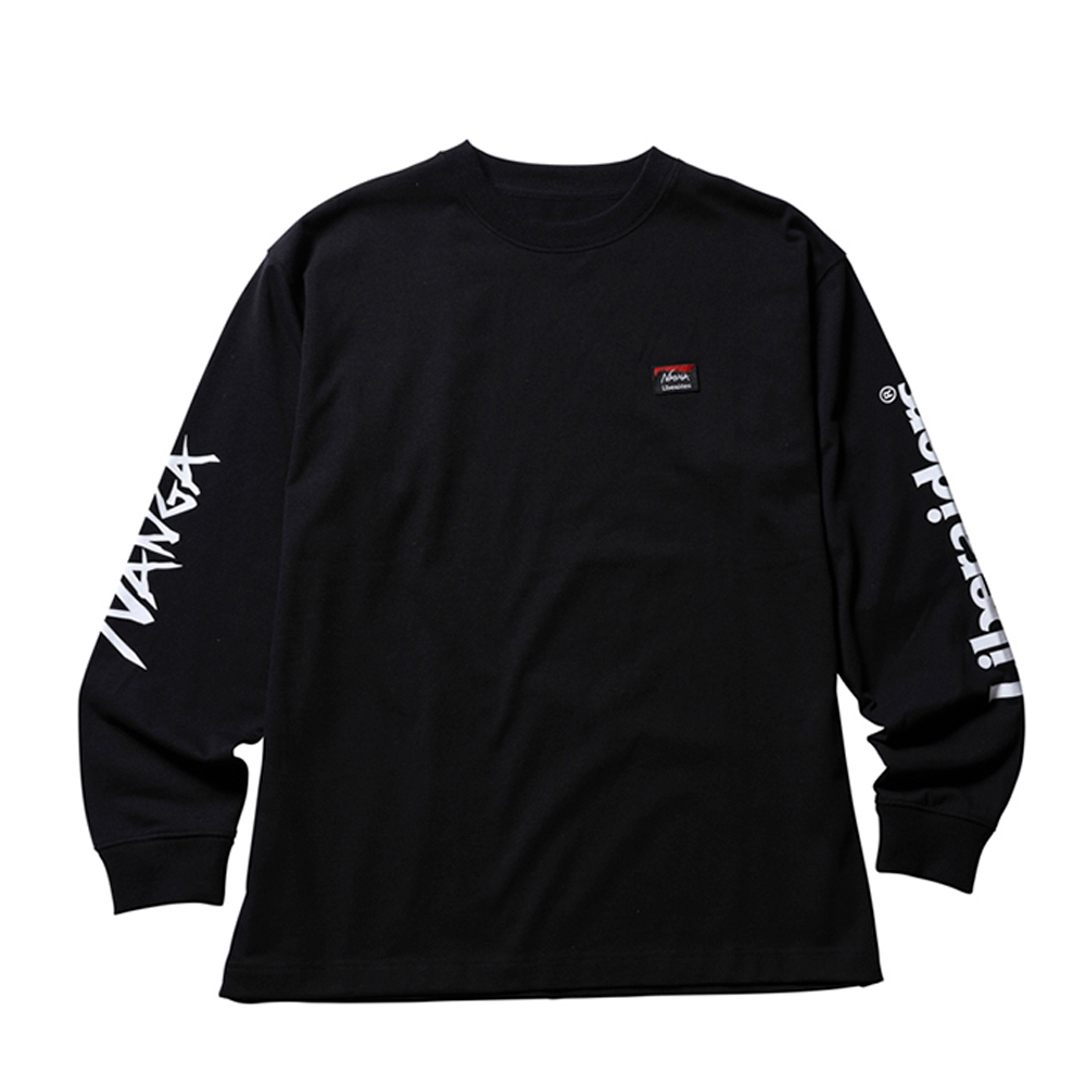 新品ナンガ x リベレイダース ECO HYBRID L/S TEE ロンT 黑