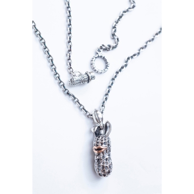 ピーナッツカンパニーエム バニー シルバー X K10Pg + チェーン 