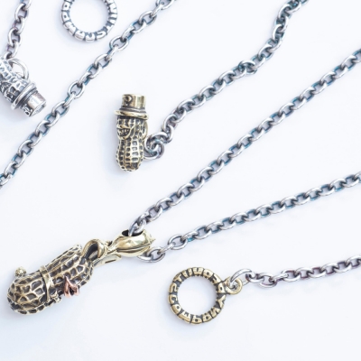 ピーナッツカンパニー ラージ バニー ブラス X カッパー + チェーン