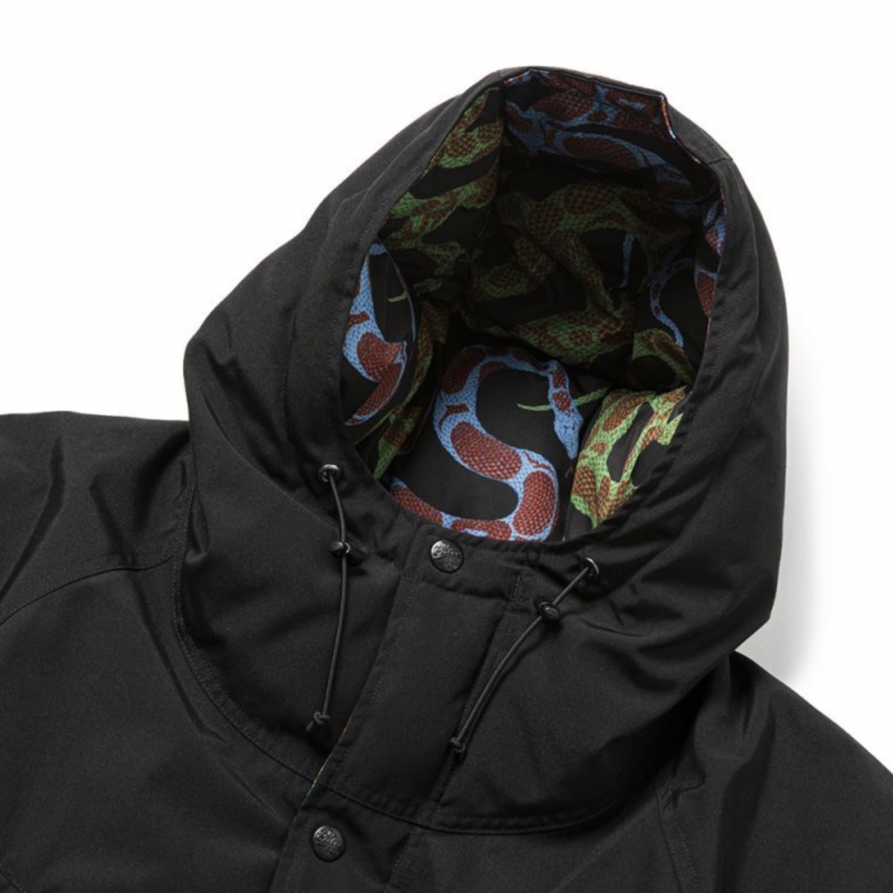 キャリー フレンチ　ホワイト ダック ダウン フーディー ジャケット