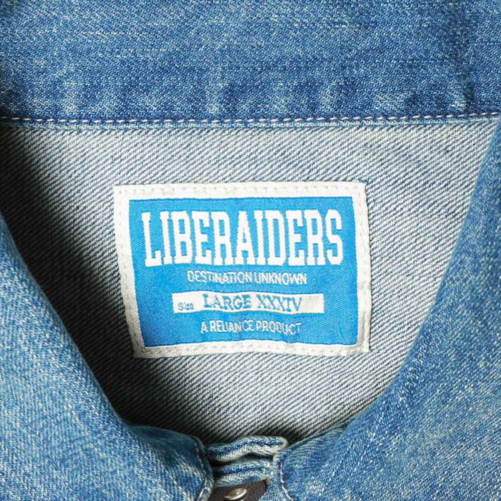 リベレイダース スタンプド デニム ジャケット | LIBERAIDERS リベレイダース スタンプド デニム ジャケット | LIBERAIDERS