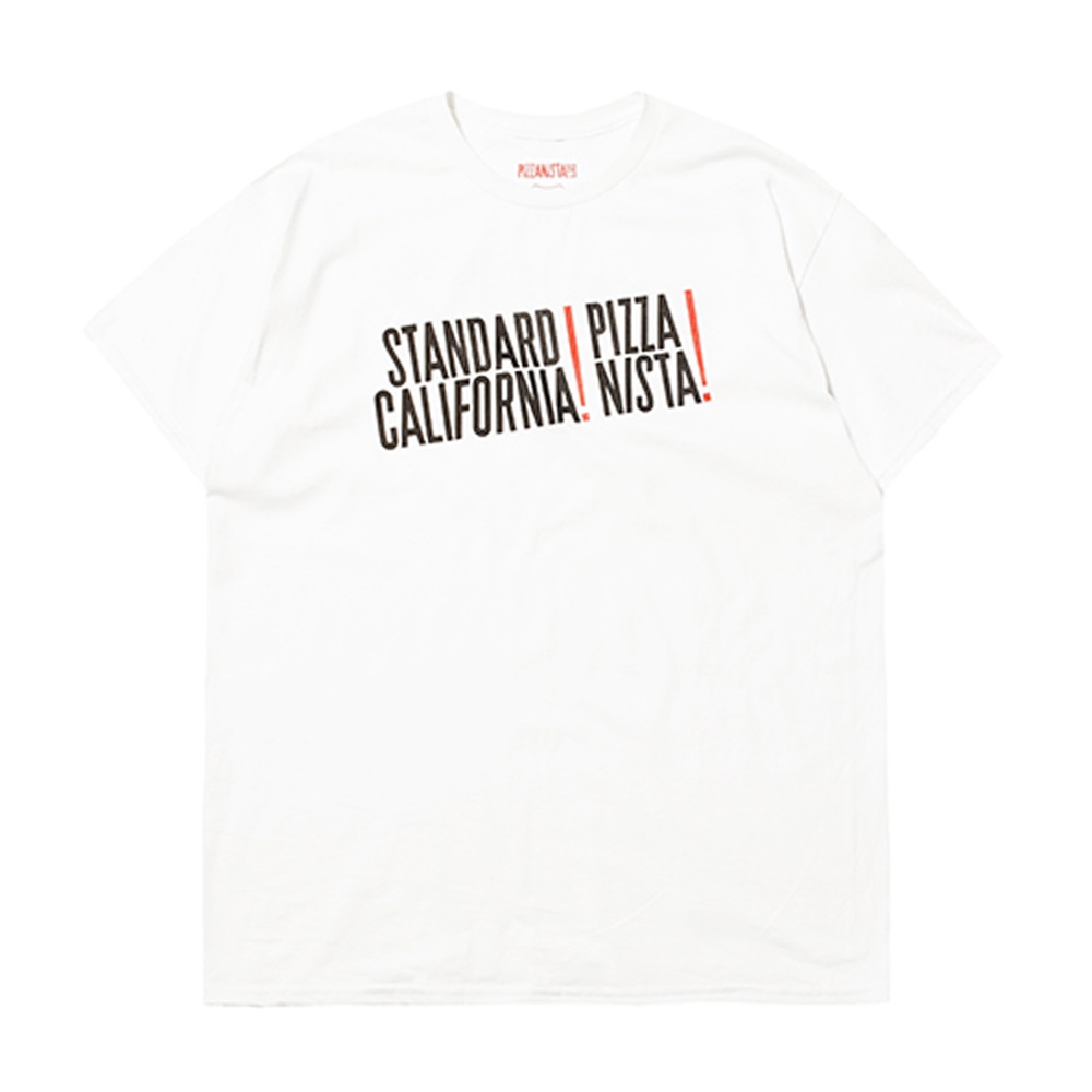 スタンダードカリフォルニア × ピザニスタ 21周年 ロゴ Tシャツ