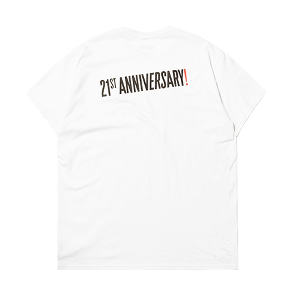 スタンダードカリフォルニア × ピザニスタ 21周年 ロゴ Tシャツ