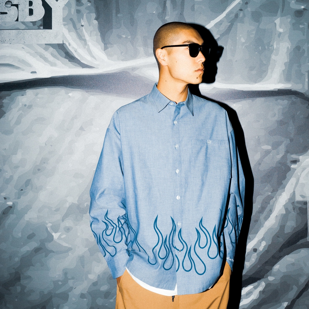 ヘイト フレームス オックスフォード シャツ | HAIGHT FLAMES OXFORD