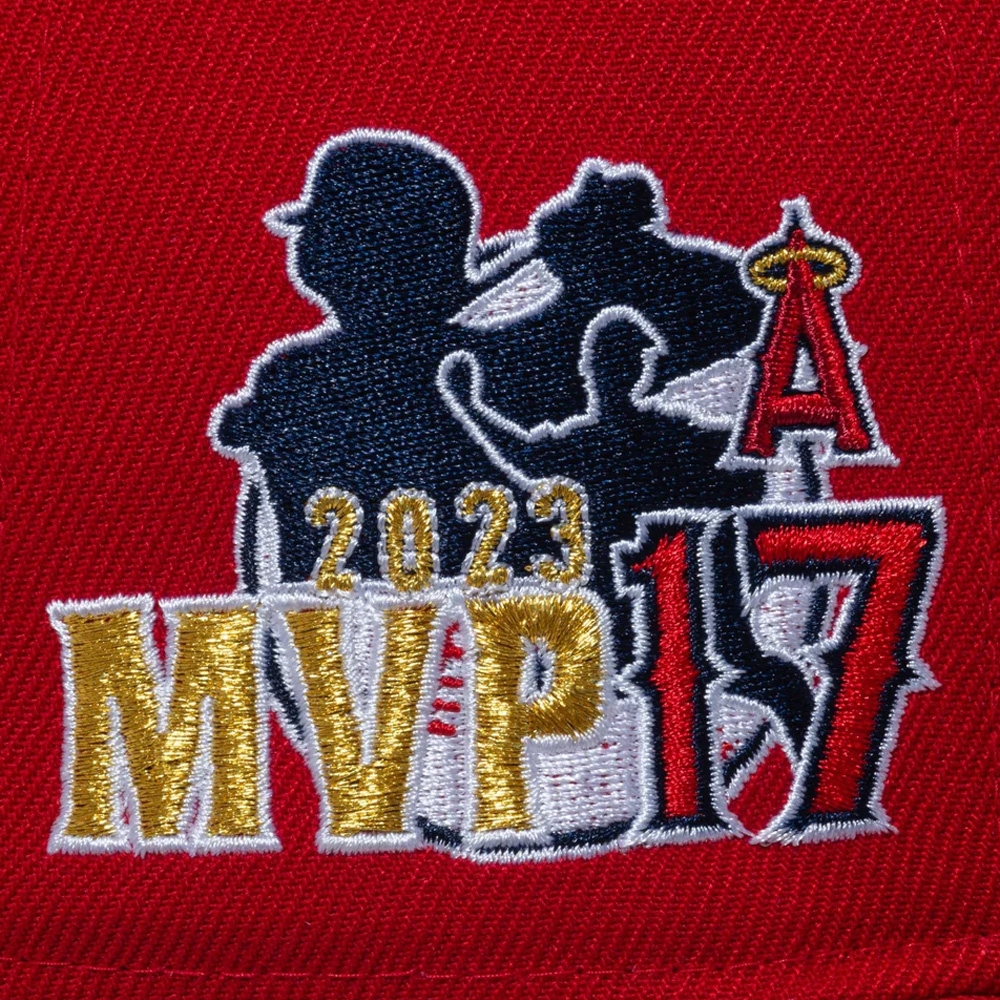 ニューエラ 59フィフティー 大谷翔平 アメリカン リーグ エムブイピー アンド ホームラン リーダーズ