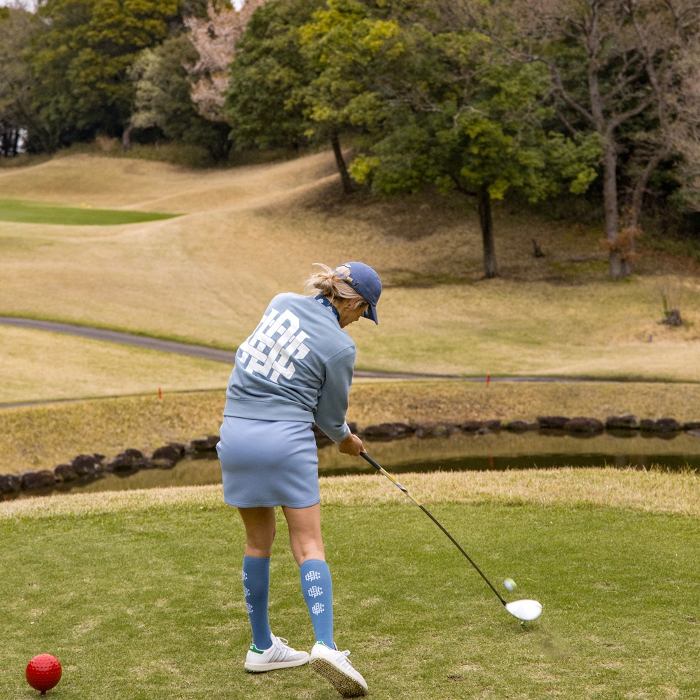 キャプテンズヘルム ゴルフ [ウーマン] オーバーラップ ロゴ クルー