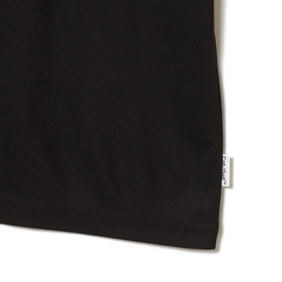 キャプテンズヘルム ゴルフ オーバーラップ ロゴ ジャガード モック ネック ティー