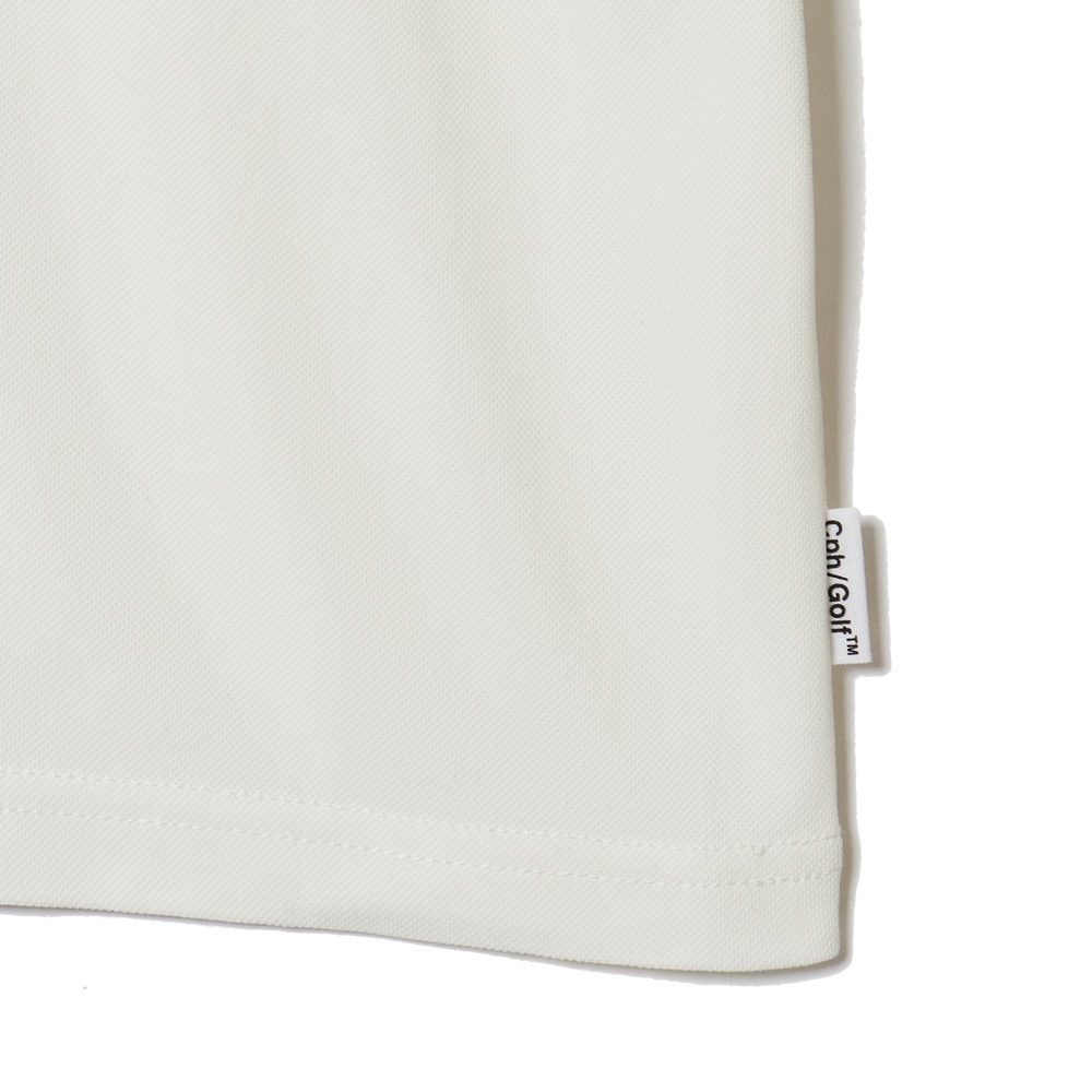 キャプテンズヘルム ゴルフ オーバーラップ ロゴ ジャガード モック