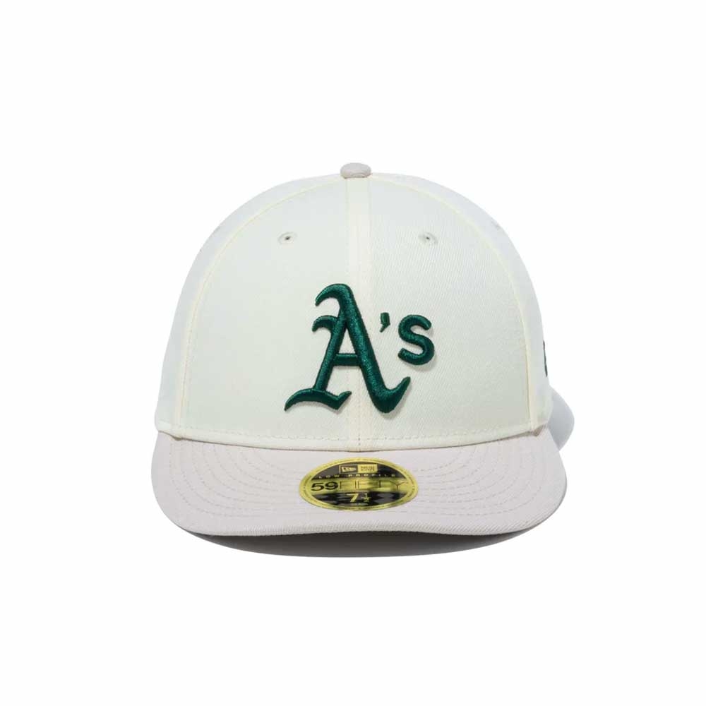 ニューエラ エルピー 59フィフティー ホワイト パック オークランド アスレチックス