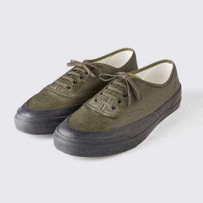 ピーナッツカンパニー ワックスド コットン Pデッキ シューズ