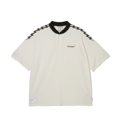 キャプテンズヘルム ゴルフ サンダー ストライプ ヘンリー ポロ