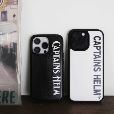 キャプテンズヘルム ロゴ ウッド ケース フォー アイフォン