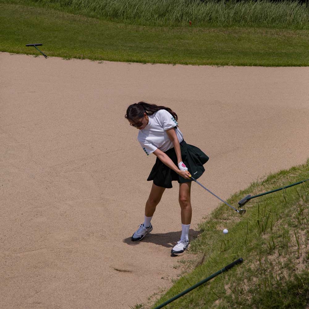 キャプテンズヘルム ゴルフ [ウーマン] サンダー ストライプ モック