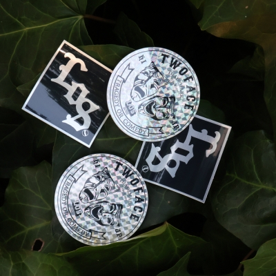 トゥーフェイス オリジナル メダル ロゴ ステッカー