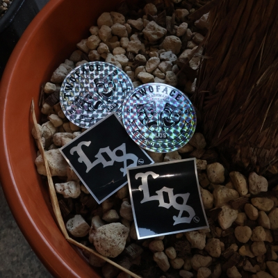 トゥーフェイス オリジナル メダル ロゴ ステッカー