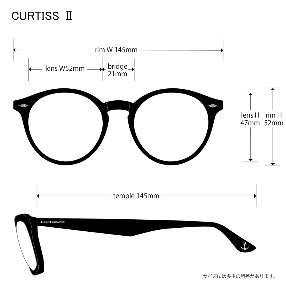 イーブルアクト カーティス Ⅱ | EVILACT EYEWEAR CURTISS Ⅱ - TWO