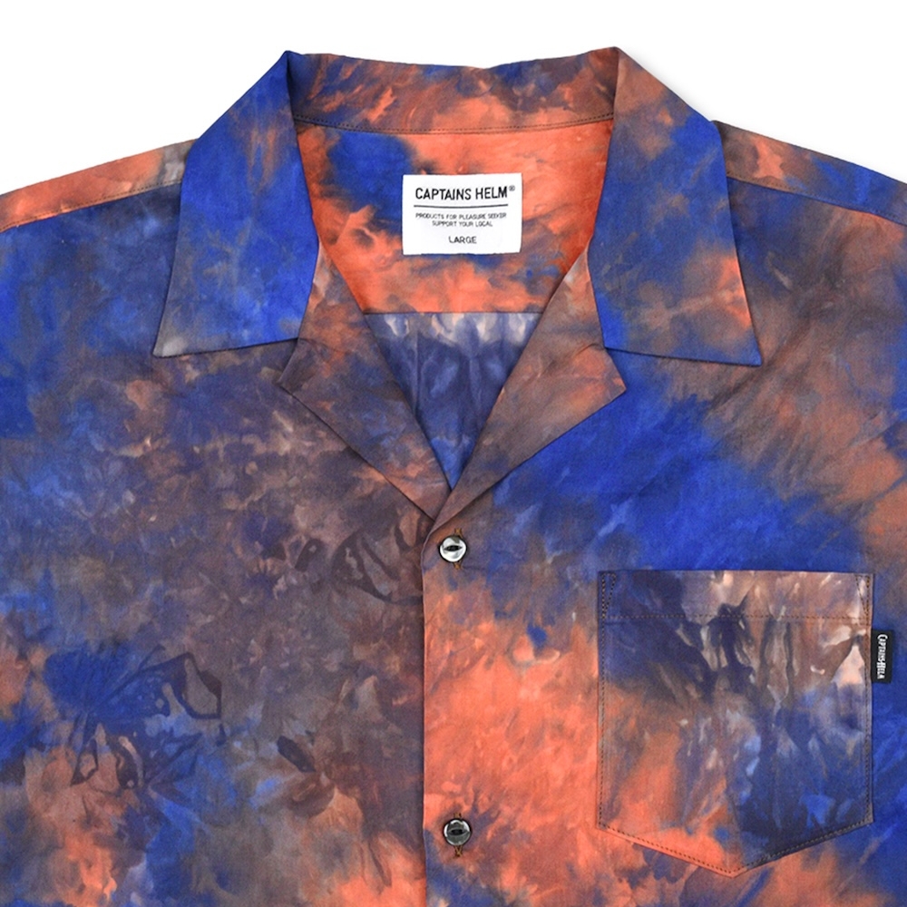 キャプテンズヘルム バケーション タイダイ シャツ