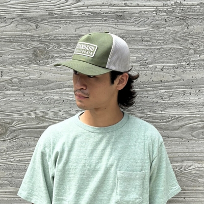 スタンダードカリフォルニア ボックス ロゴ パッチ メッシュ キャップ