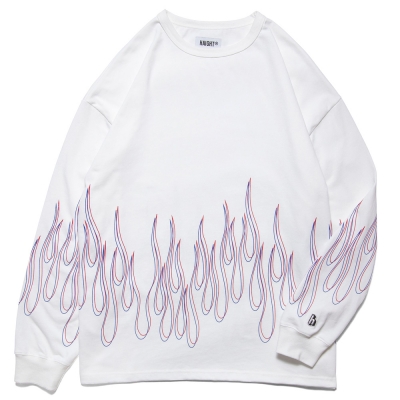 ヘイト フレームス ロングスリーブ ティー | HAIGHT FLAMES LS TEE 