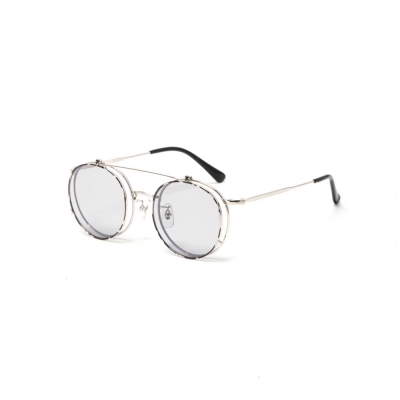 キャリー フリップ アップ タイプ サークル メタル グラス