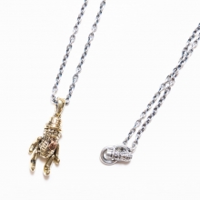 ピーナッツカンパニー テディー ベロピーナッツ + シルバー チェーン 50cm ラウンド