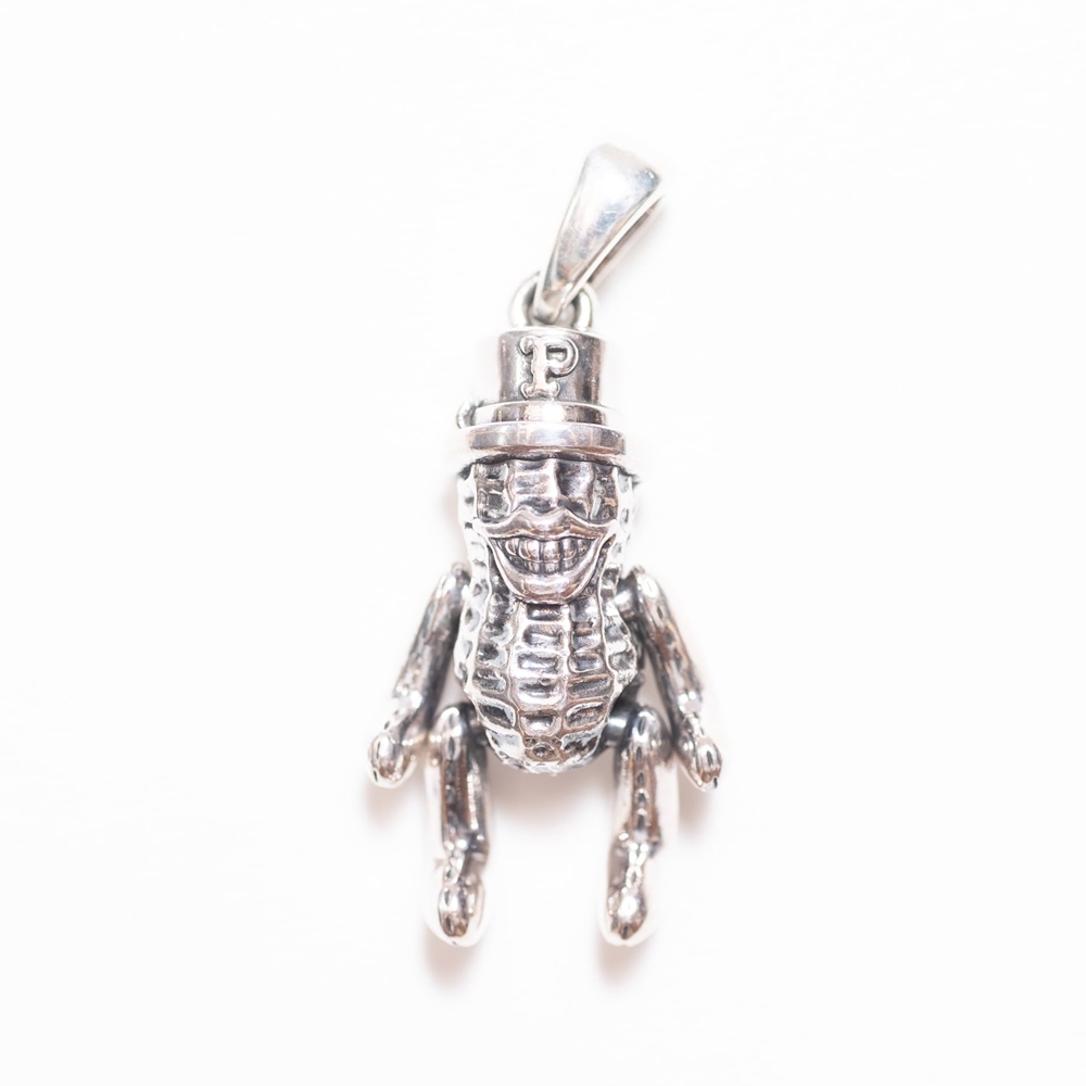 ピーナッツカンパニー テディー ピーナッツ + シルバー チェーン 50cm ラウンド