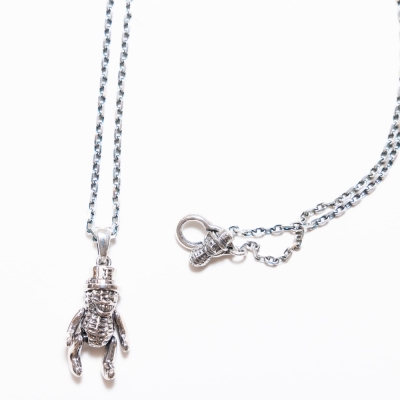 ピーナッツカンパニー テディー ピーナッツ + シルバー チェーン 50cm ラウンド