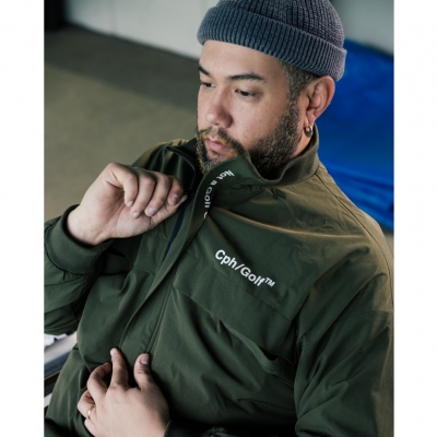 キャプテンズヘルム ゴルフ マルチ ポケット パファー ジャケット