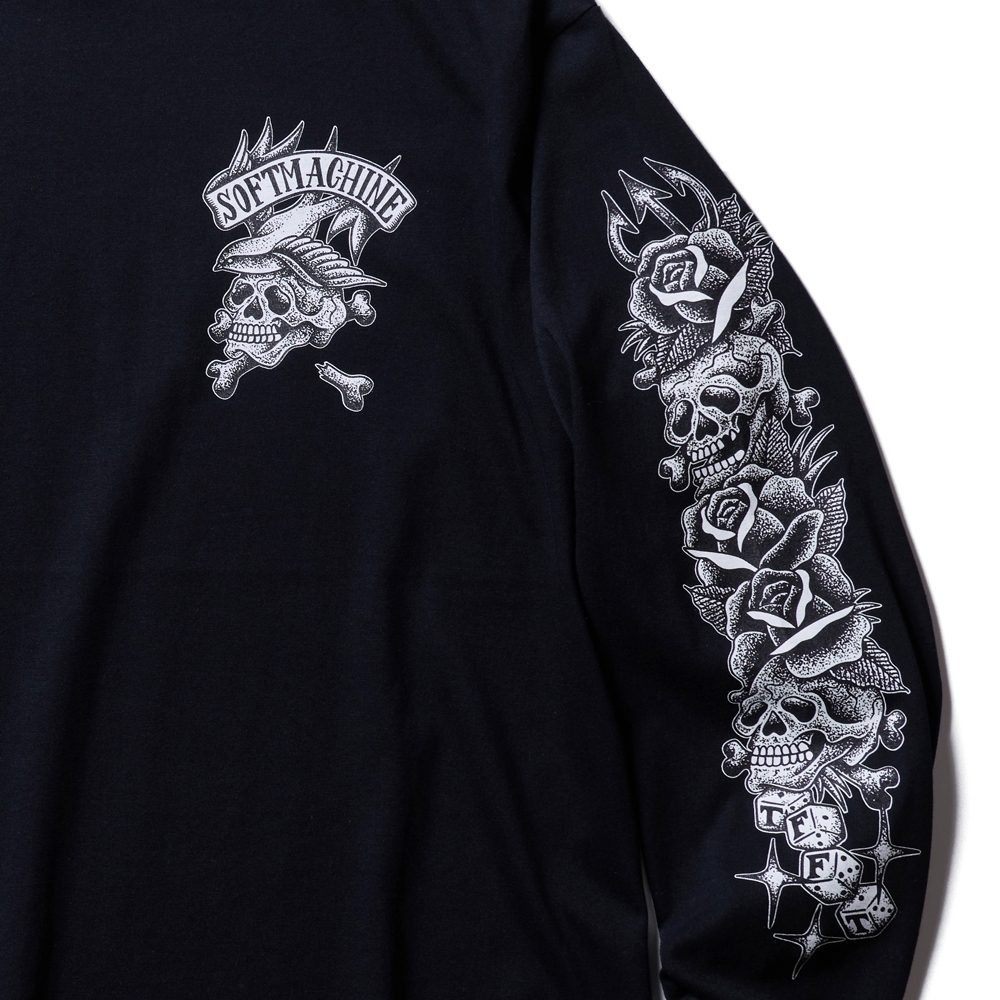 ソフトマシーン トーテム スカル ロングスリーブ