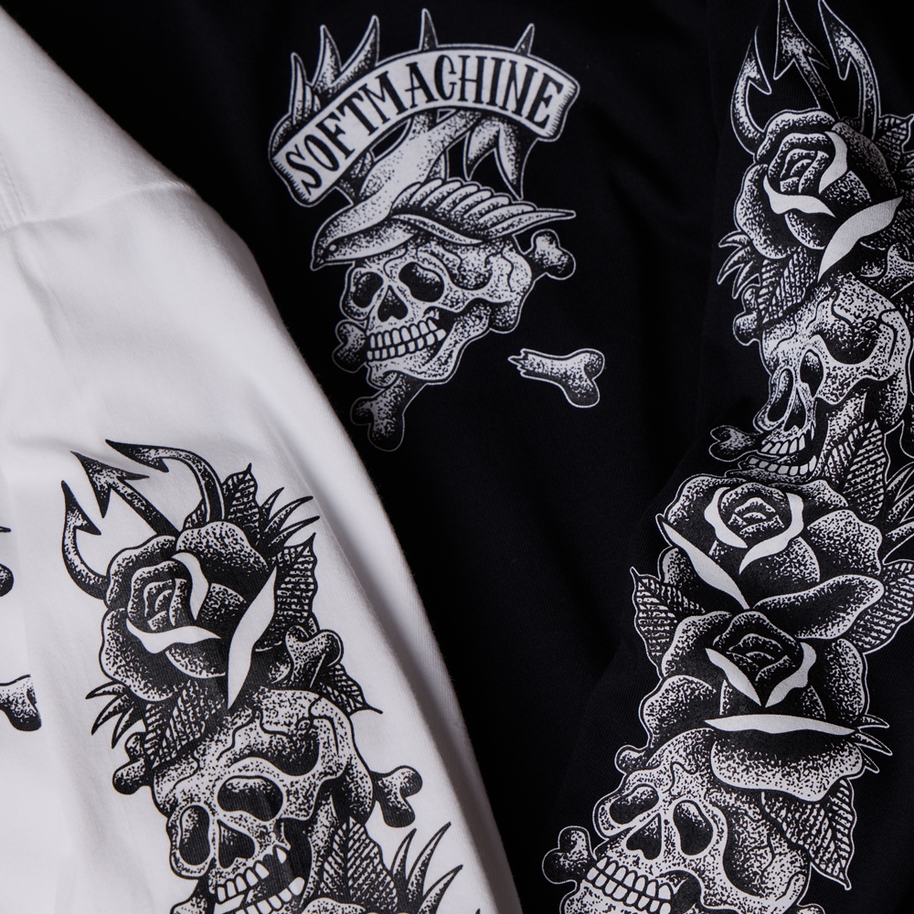 ソフトマシーン トーテム スカル ロングスリーブ