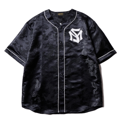 ソフトマシーン ブラック シー ベースボールシャツ