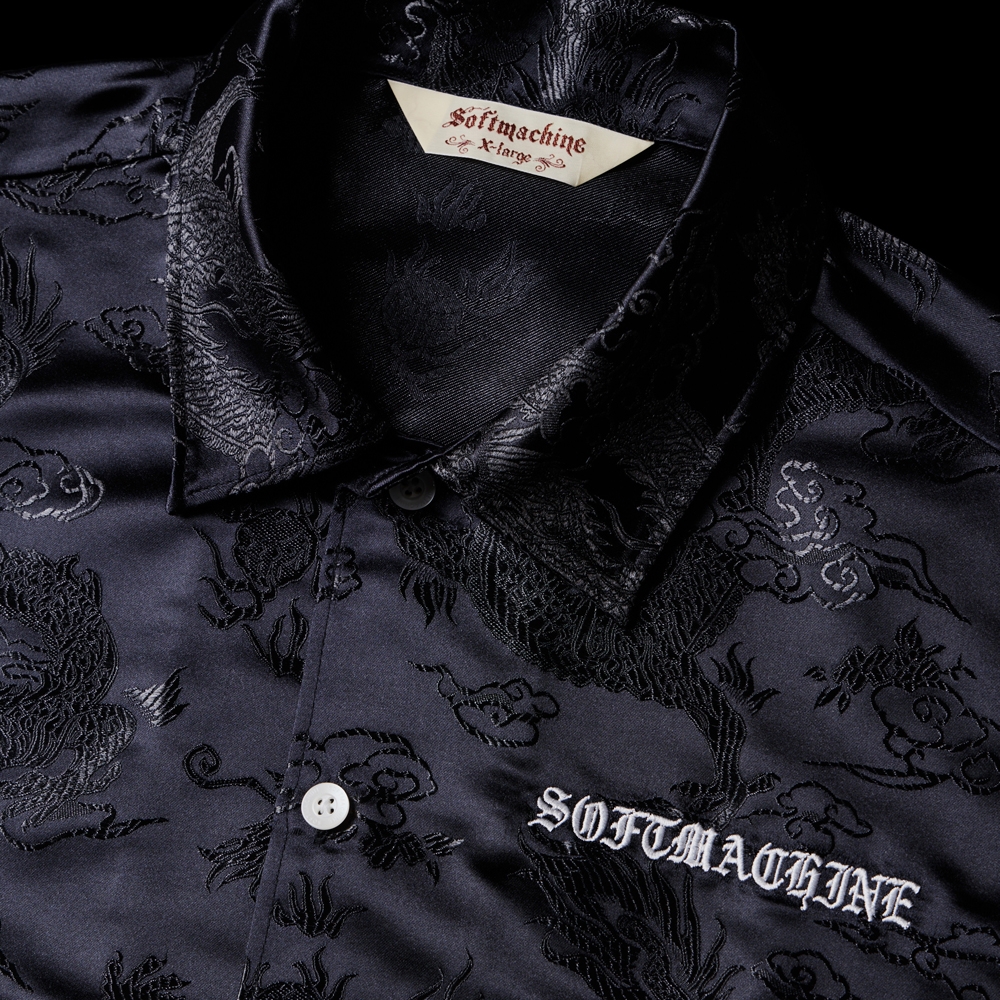 ソフトマシーン ブラック シー シャツ