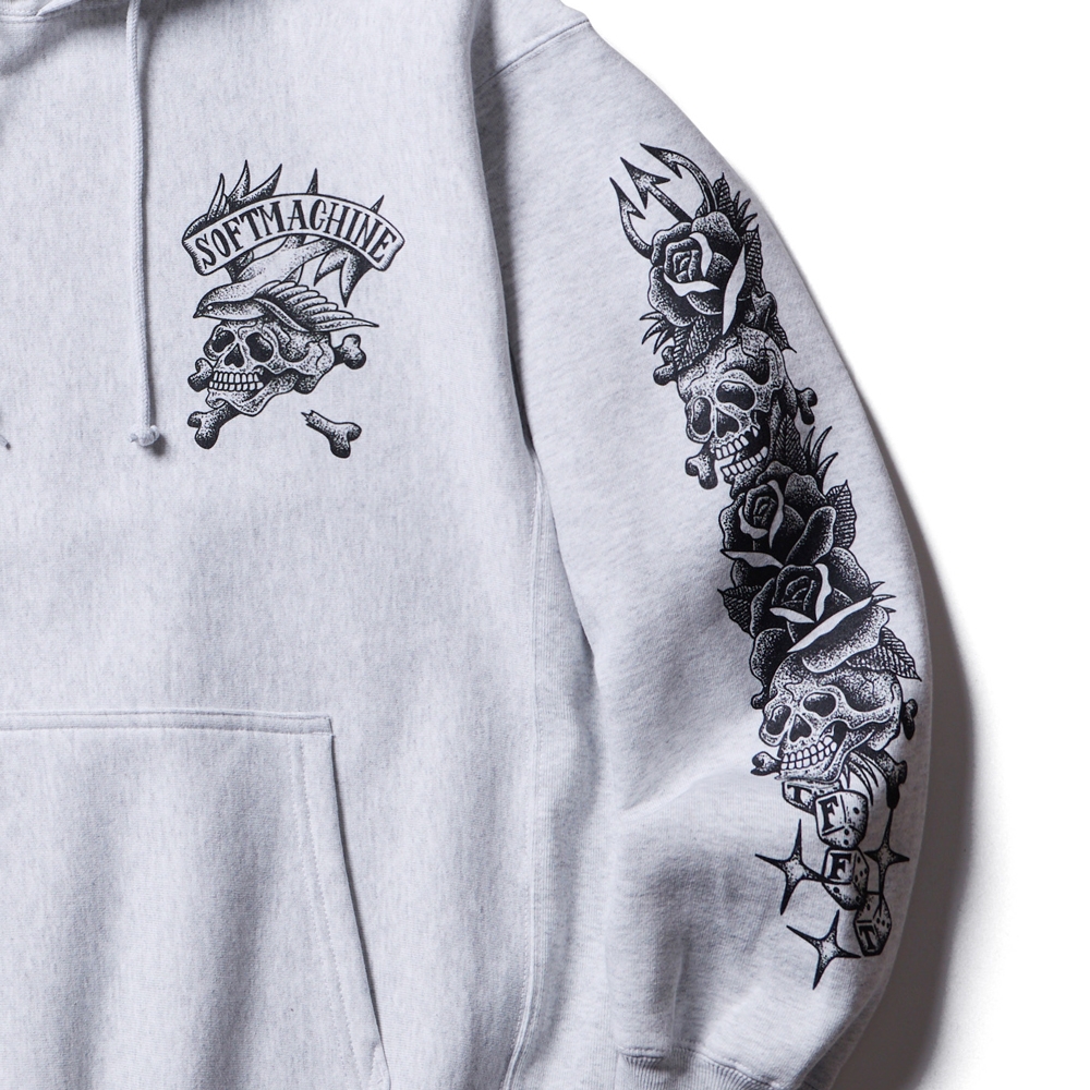 ソフトマシーン トーテム スカル フーディー