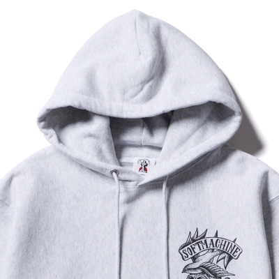 ソフトマシーン トーテム スカル フーディー