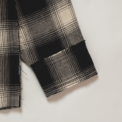 アップルバム カット オフ ネル シャツ