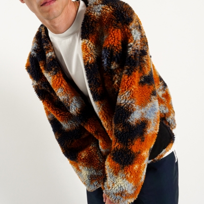 キャプテンズヘルム タイダイ ボア ワープ ジャケット