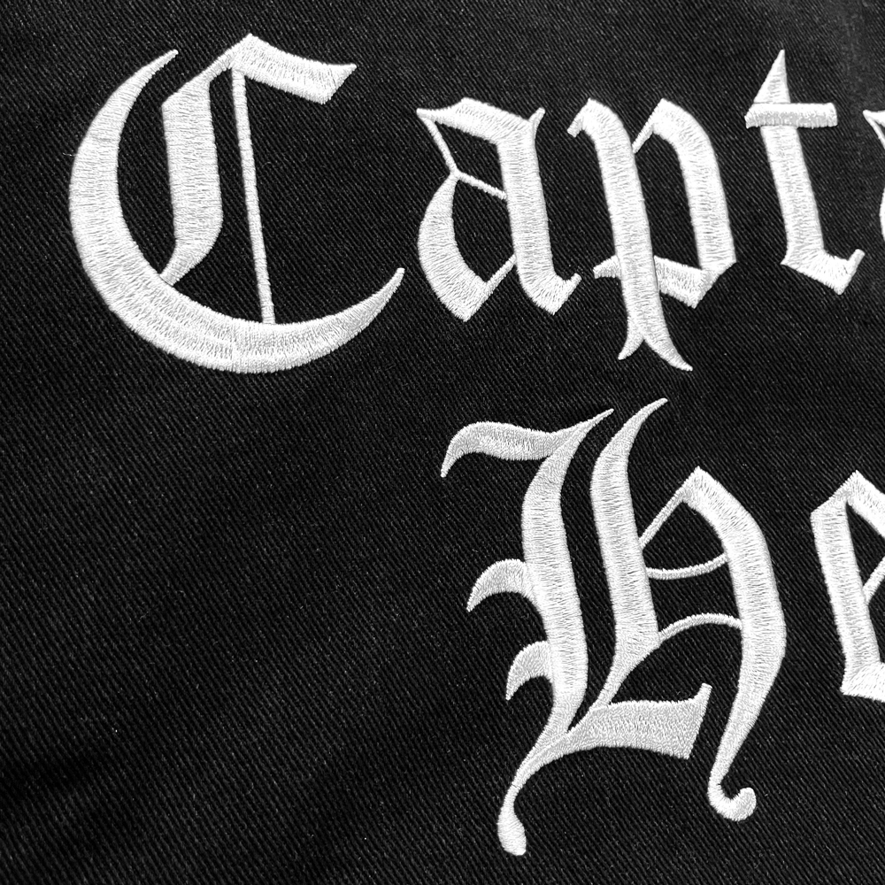 キャプテンズヘルム 38 ロゴ デニム コーチ ジャケット