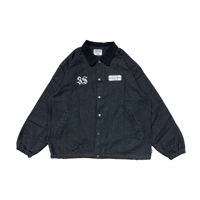 キャプテンズヘルム 38 ロゴ デニム コーチ ジャケット