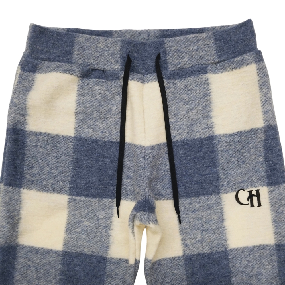 キャプテンズヘルム ブロック チェック フリース パンツ