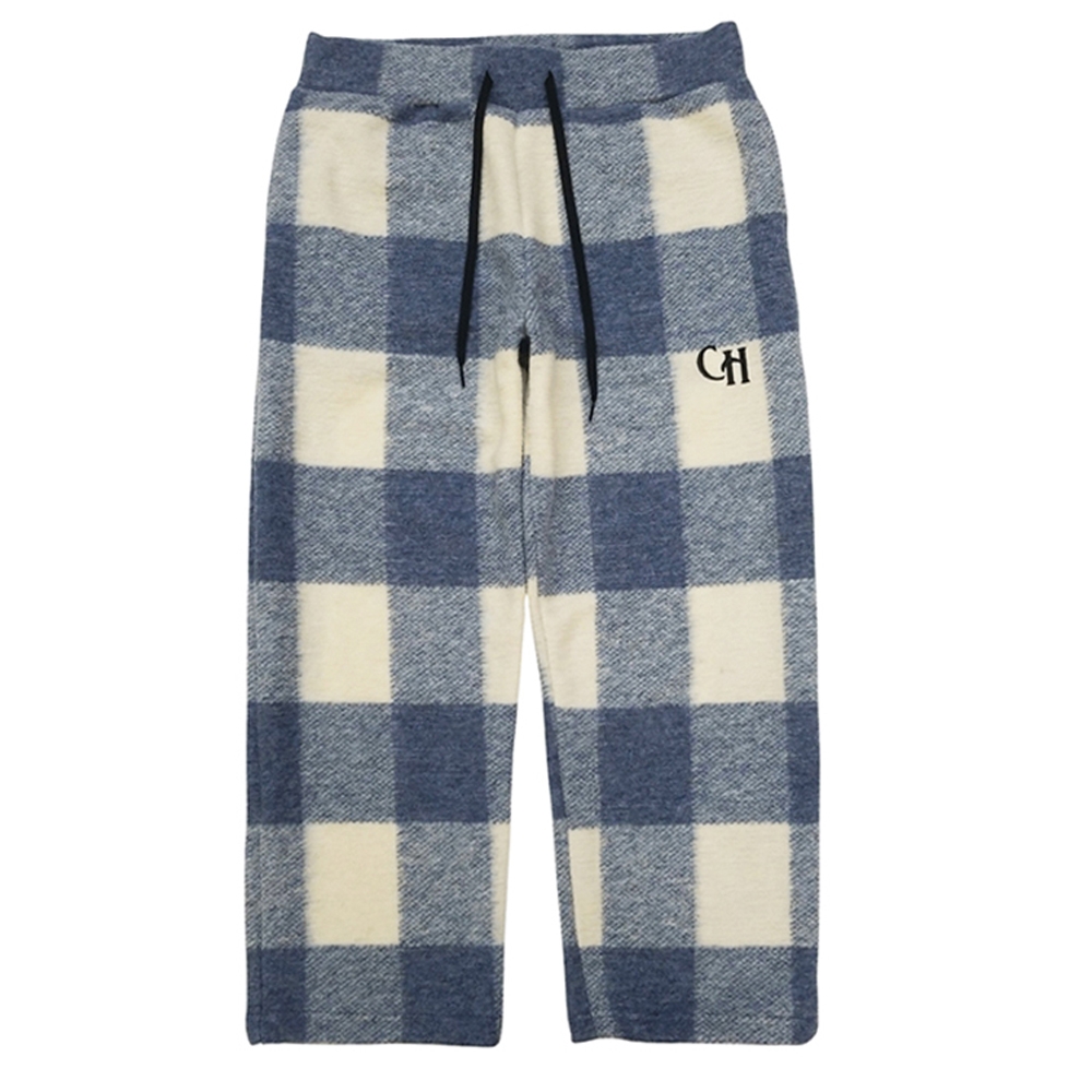 キャプテンズヘルム ブロック チェック フリース パンツ